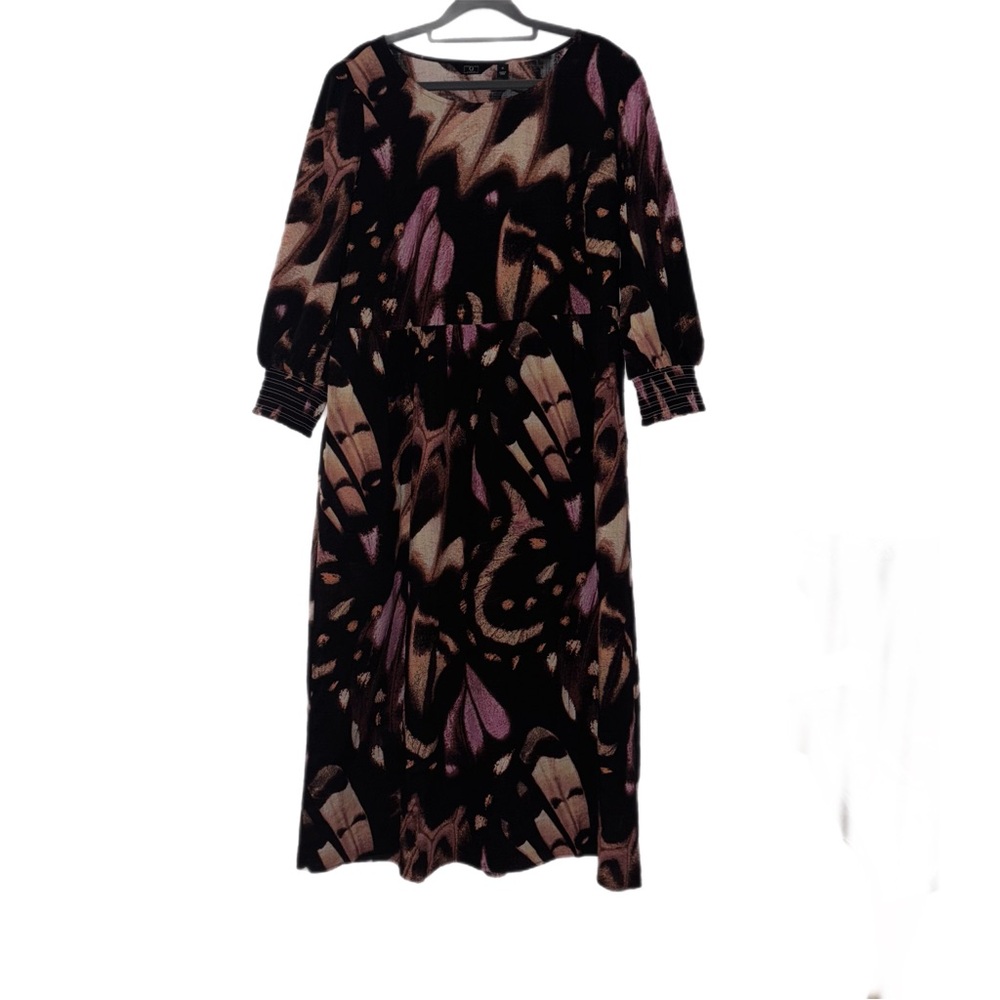 G by Giuliana Cotton Blend Midi Dress with pockets